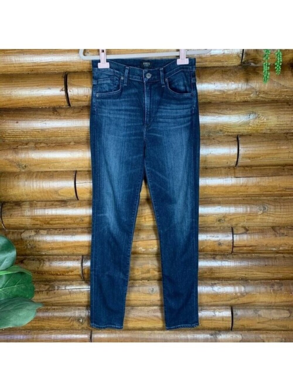✨3/$30 AGOLDE 27 Camile Women's Dark Wash Skinny Straight Jeans